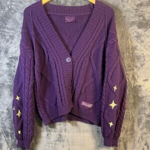 Taylor Swift Speak Now (Taylor's Version) purple cardigan Medium/Large Sold Out!